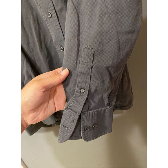 George Grey Long Sleeve Polo Button Up Shirt Size XL - Picture 3 of 7